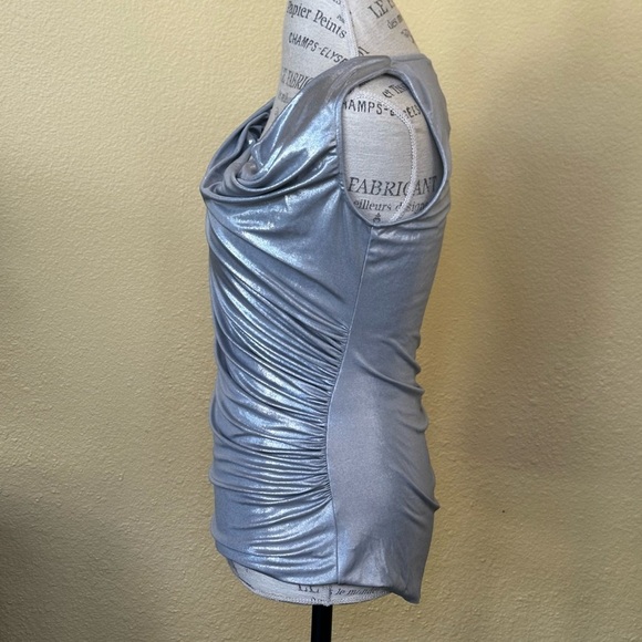 Bailey 44 “Riptide” Top In Shiny Silver Size Small New With Tag! - Picture 2 of 5